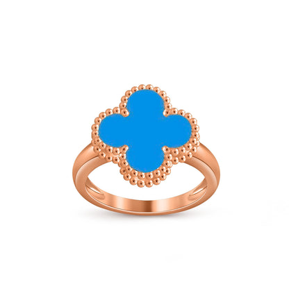 [Limara]LUCKY CLOVER VINTAGE ROSE GOLD RING COLLECTION
