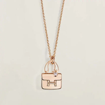 [Limara]AMULETTE PEDANT ROSE GOLD NECKLACE