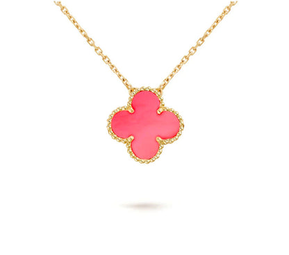[Limara]15MM CLOVER FLOWER PENDANT NECKLACE COLLECTION