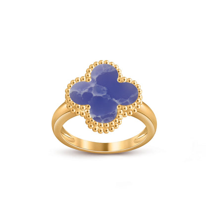 [Limara]LUCKY CLOVER VINTAGE GOLD RING COLLECTION