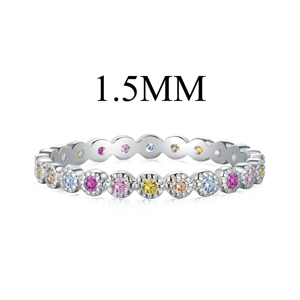 [Limara]Radiant Sparkling Round Cut Daily Ring