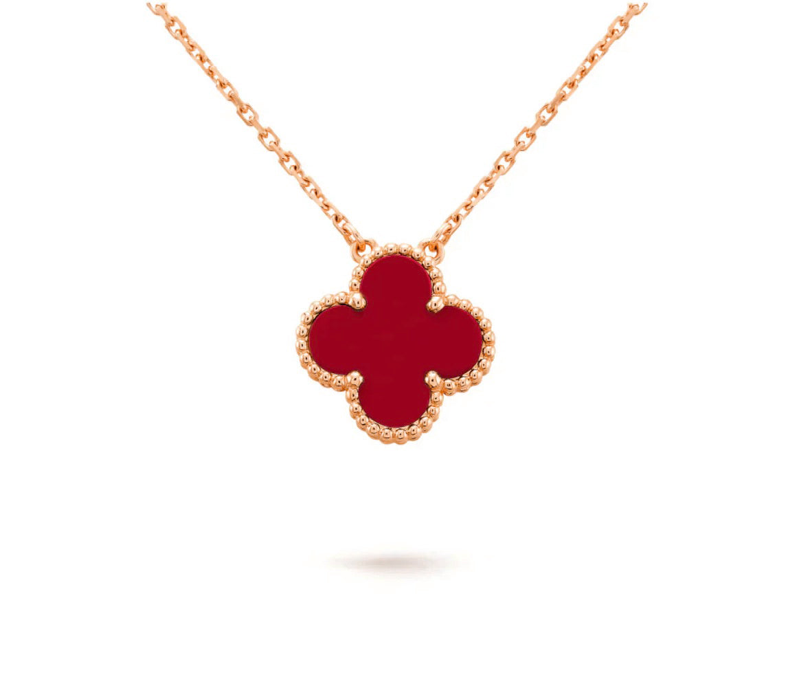 [Limara]15MM CLOVER FLOWER PENDANT NECKLACE COLLECTION