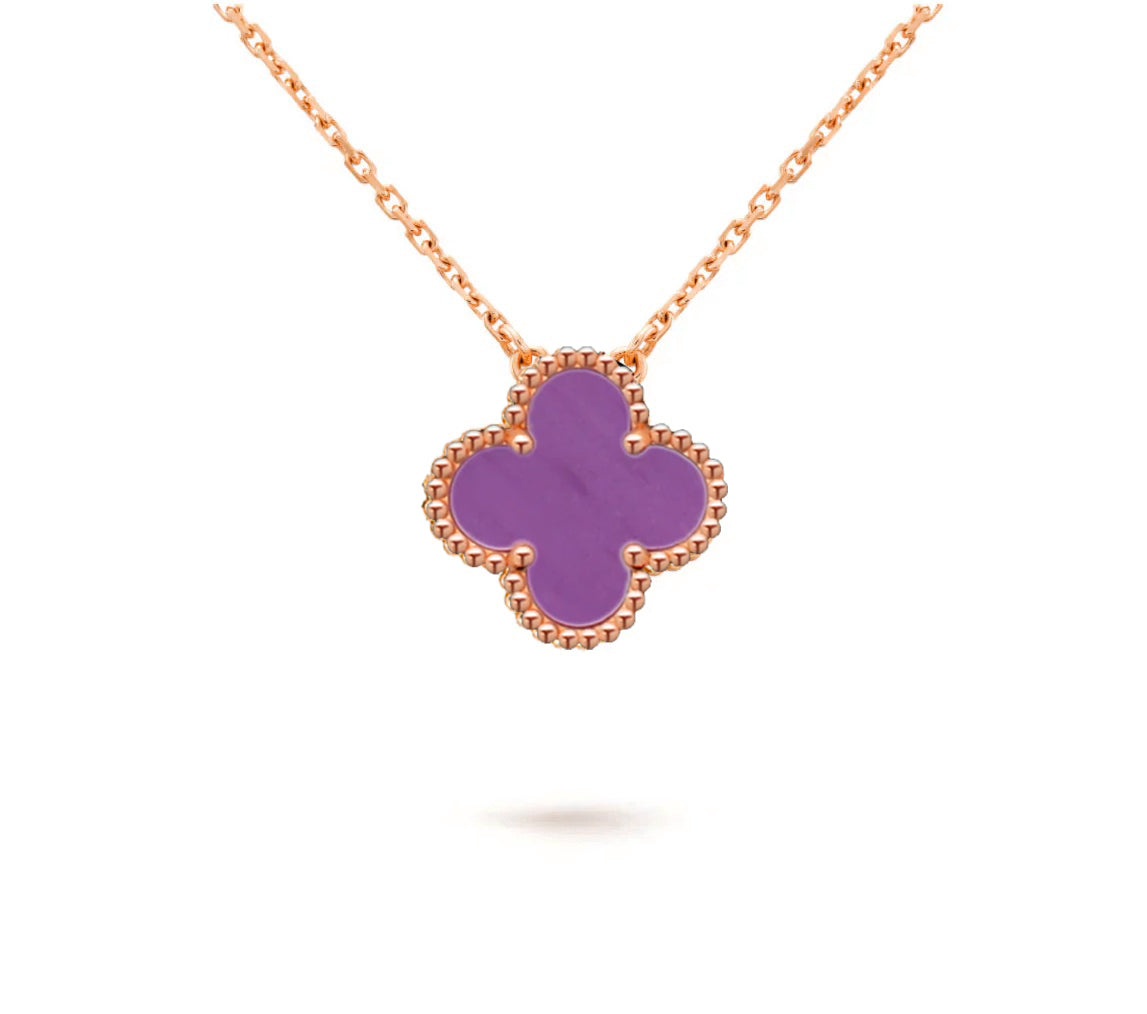 [Limara]15MM CLOVER FLOWER PENDANT NECKLACE COLLECTION