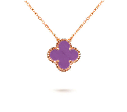 [Limara]15MM CLOVER FLOWER PENDANT NECKLACE COLLECTION