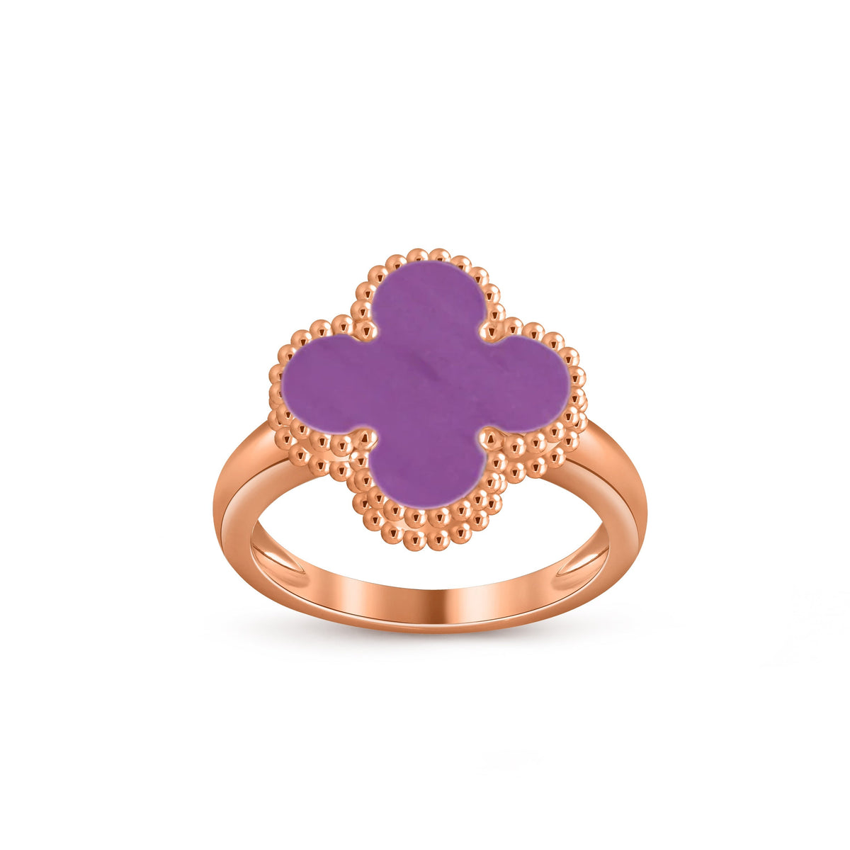 [Limara]LUCKY CLOVER VINTAGE ROSE GOLD RING COLLECTION