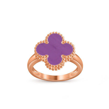 [Limara]LUCKY CLOVER VINTAGE ROSE GOLD RING COLLECTION