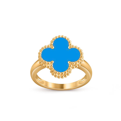 [Limara]LUCKY CLOVER VINTAGE GOLD RING COLLECTION