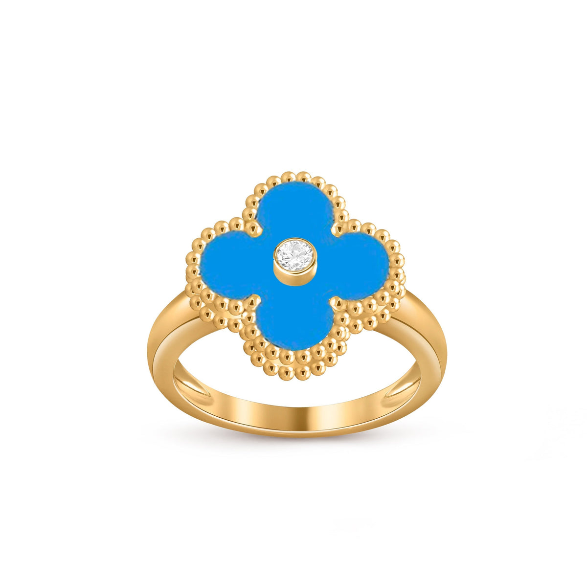[Limara] CLOVER DIAMOND RING GOLD COLLECTION