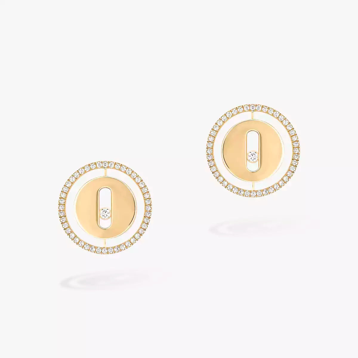 [Limara]Lucky Move Diamond Earrings