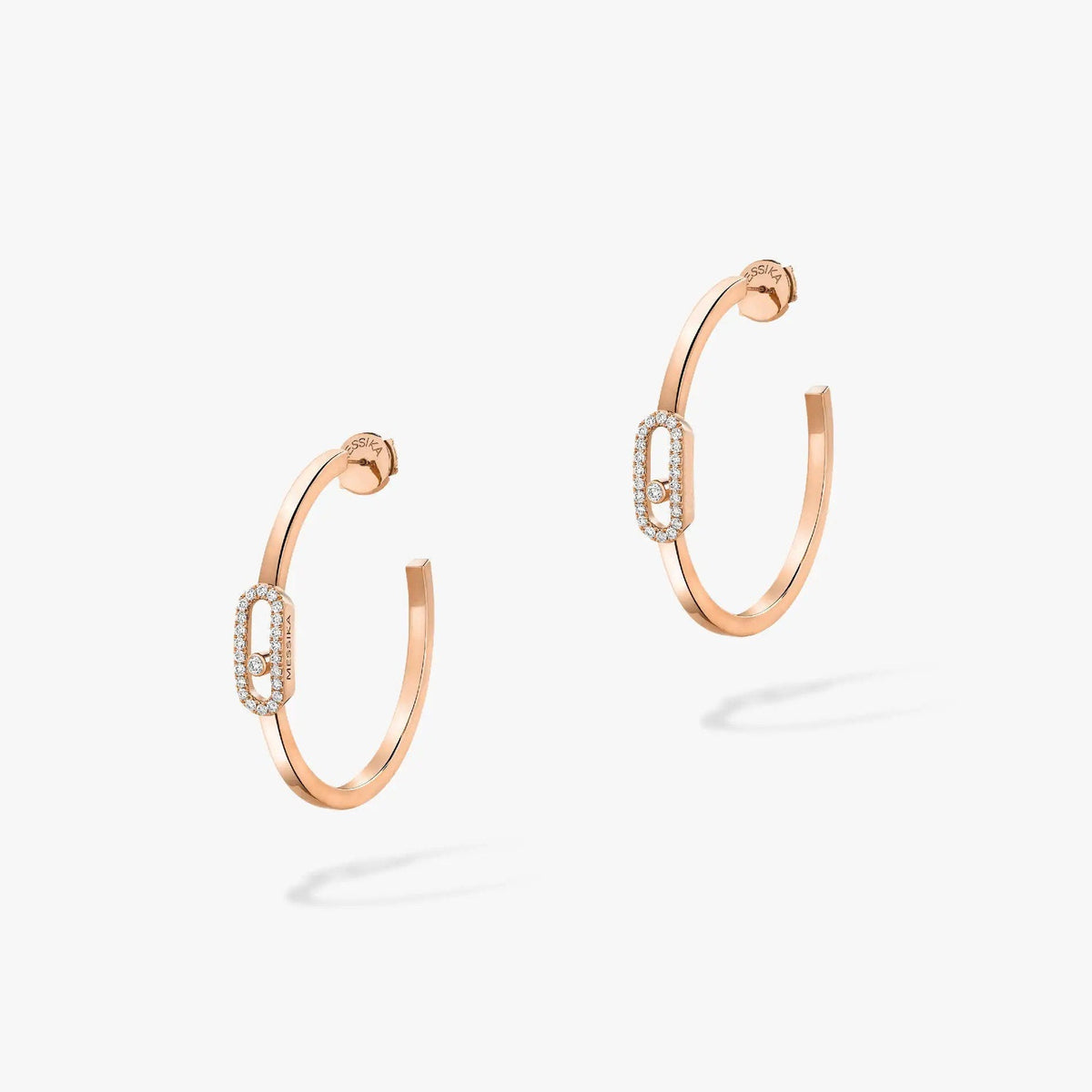[Limara]CREOLES MOVE UNO PM DIAMOND EARRINGS