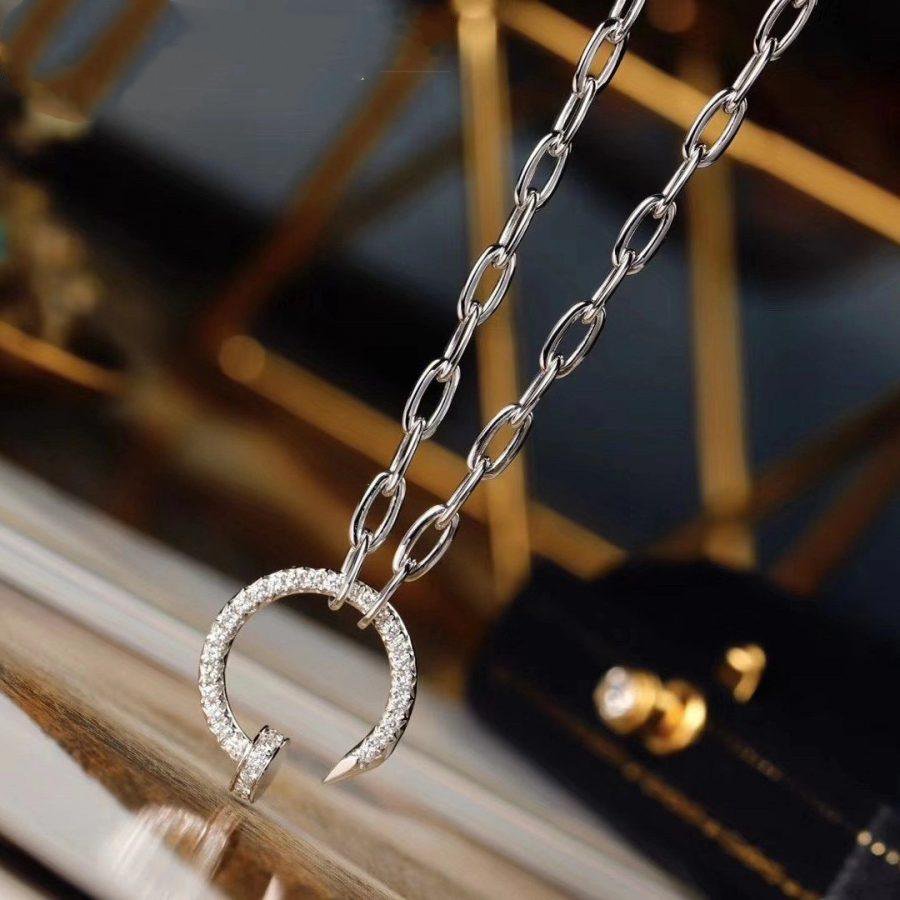 [Limara] JUSTE NECKLACE FULL DIAMONDS