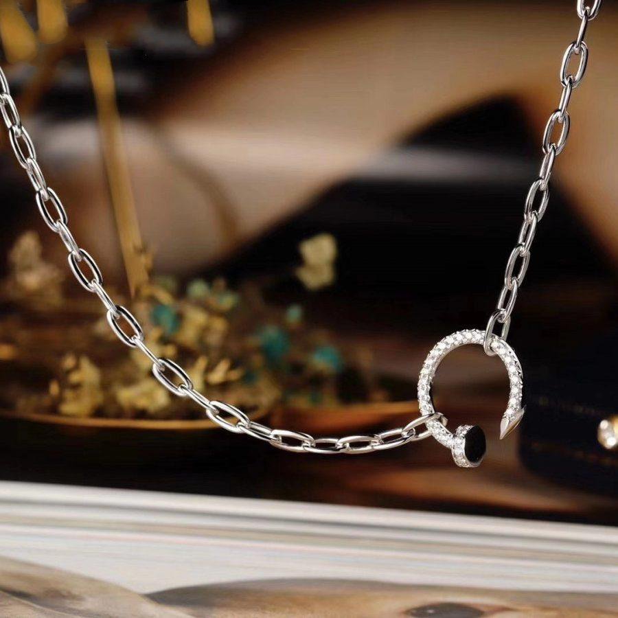 [Limara] JUSTE NECKLACE FULL DIAMONDS