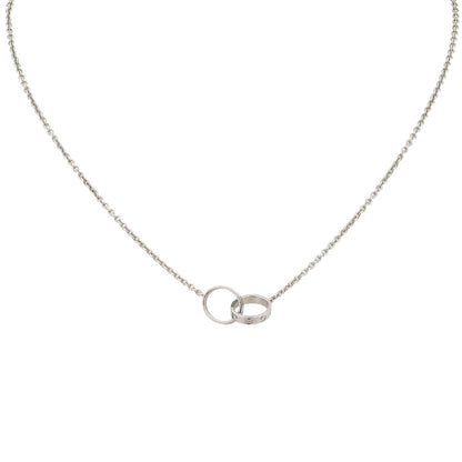 [Limara]LOVE DOUBLE-RING PENDANT NECKLACE