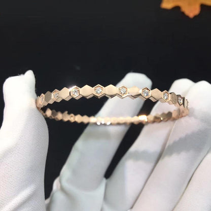[Limara]BEE LOVE ROSE GOLD DIAMOND BRACELET