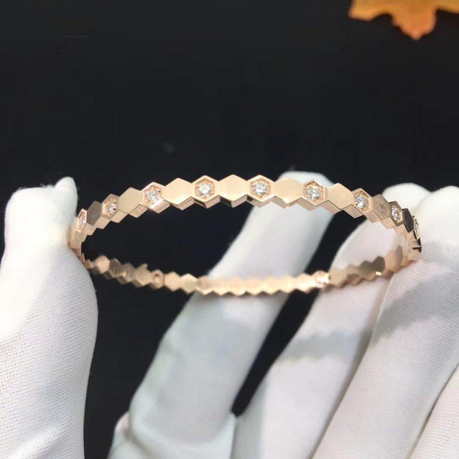 [Limara]BEE LOVE ROSE GOLD DIAMOND BRACELET