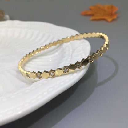 [Limara]BEE LOVE GOLD DIAMOND BRACELET