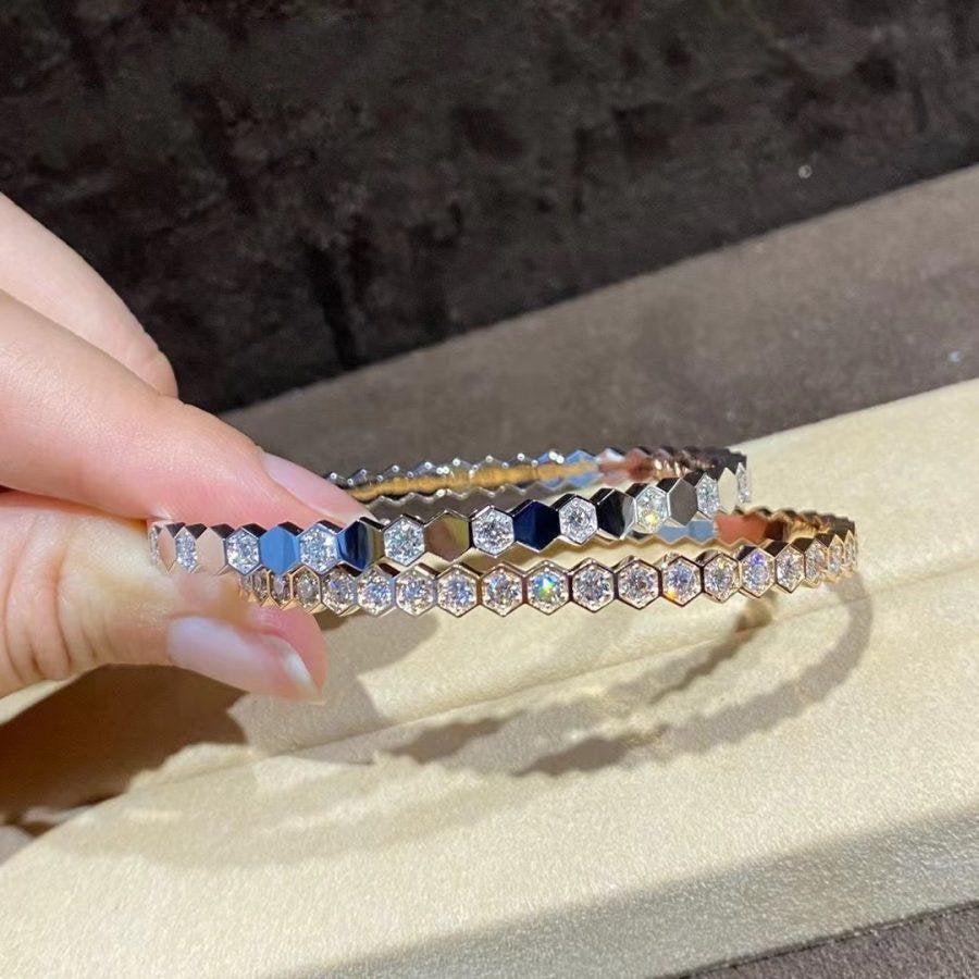 [Limara]BEE LOVE GOLD BRACELET FULL DIAMOND