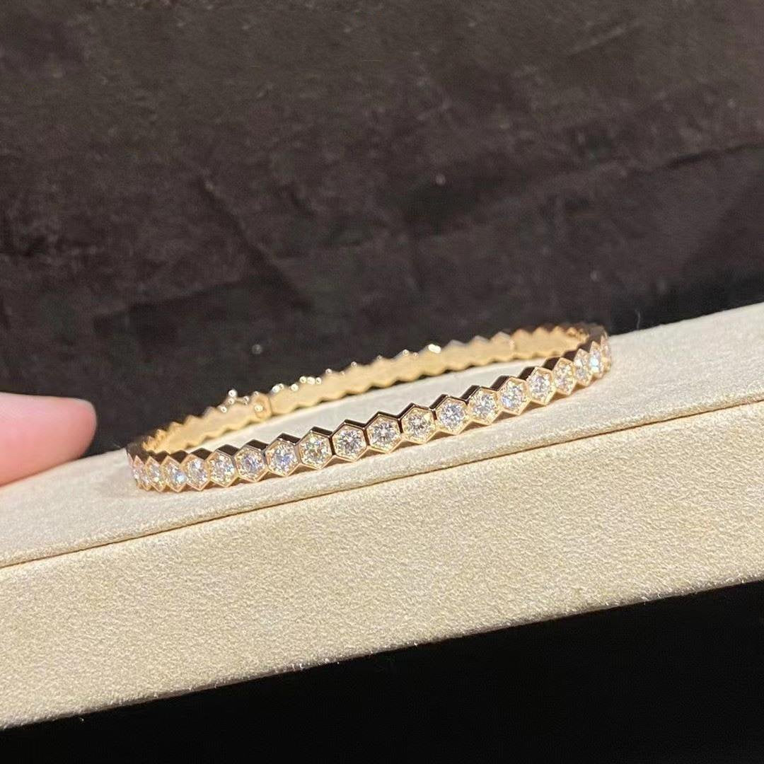 [Limara]BEE LOVE GOLD BRACELET FULL DIAMOND