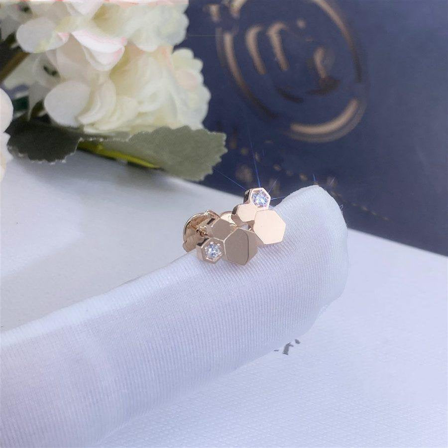 [Limara]BEE LOVE ROSE GOLD DIAMOND EARRINGS