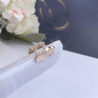 [Limara]BEE LOVE ROSE GOLD DIAMOND EARRINGS