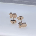 [Limara]BEE LOVE ROSE GOLD DIAMOND EARRINGS
