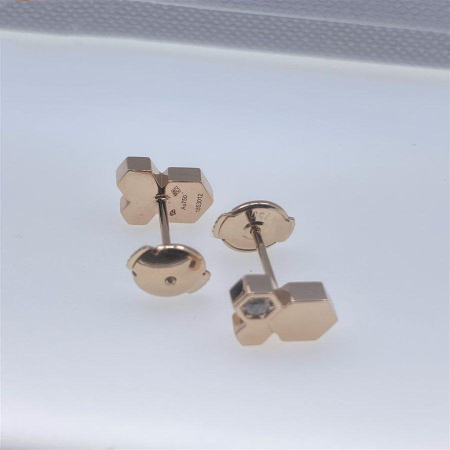 [Limara]BEE LOVE ROSE GOLD DIAMOND EARRINGS