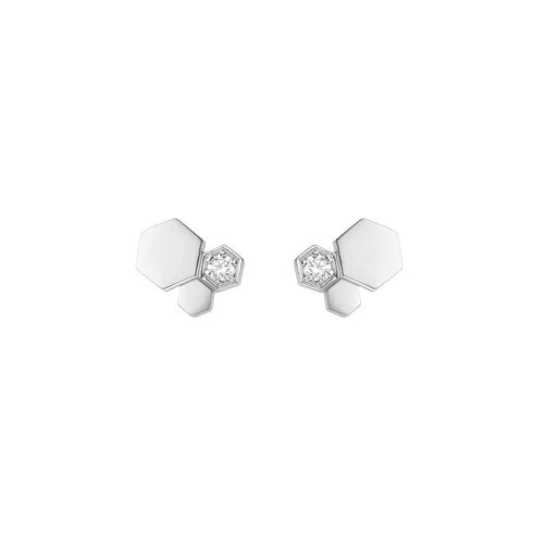 [Limara]BEE LOVE SILVER DIAMOND EARRINGS