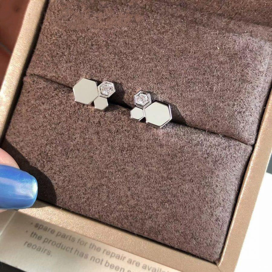 [Limara]BEE LOVE SILVER DIAMOND EARRINGS