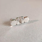 [Limara]BEE LOVE SILVER DIAMOND EARRINGS