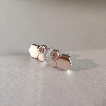 [Limara]BEE LOVE SILVER DIAMOND EARRINGS
