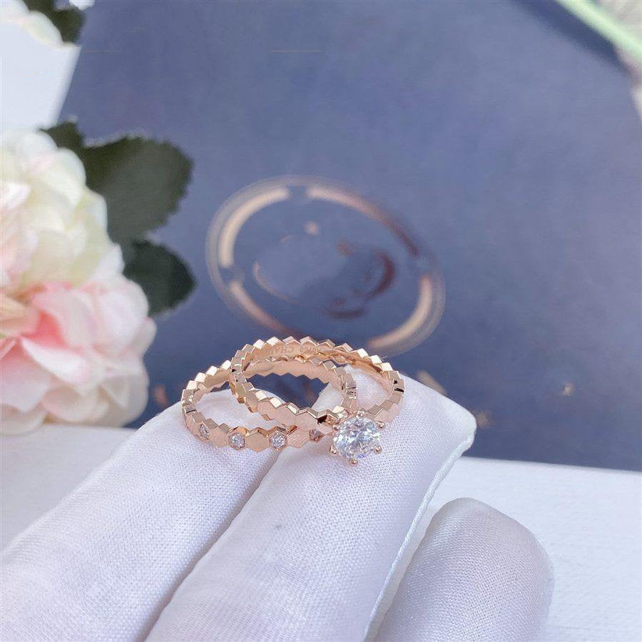 [Limara]BEE LOVE RING ROSE GOLD 1 DIAMOND