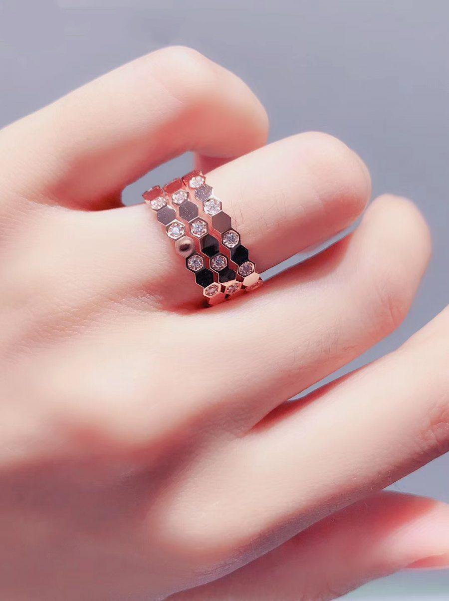 [Limara]BEE LOVE RING ROSE GOLD DIAMOND