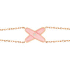[Limara]JEUX BRACELET PINK MOP ROSE GOLD 1 DIAMOND