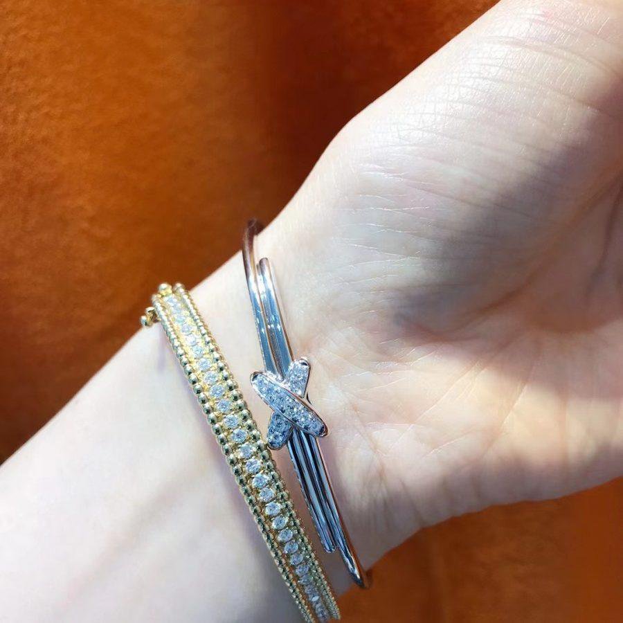 [Limara]JEUX DE BRACELET SILVER DIAMONDS
