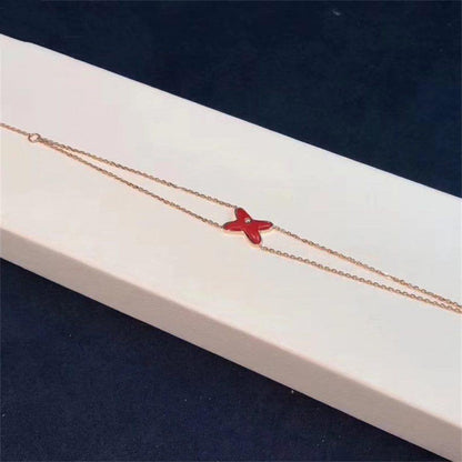 [Limara]JEUX BRACELET CARNELIAN ROSE GOLD 1 DIAMOND