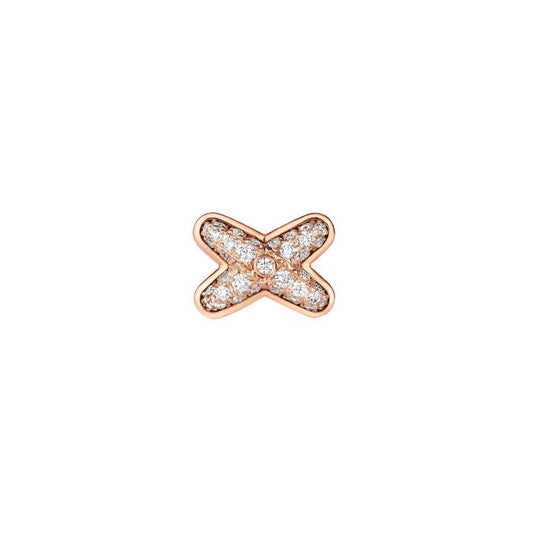 [Limara]JEUX DE ROSE GOLD DIAMOND EARRINGS