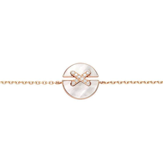 [Limara]JEUX DE BRACELET MOP ROSE GOLD DIAMONDS