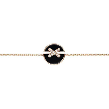 [Limara]JEUX DE BRACELET ONYX PINK GOLD DIAMOND