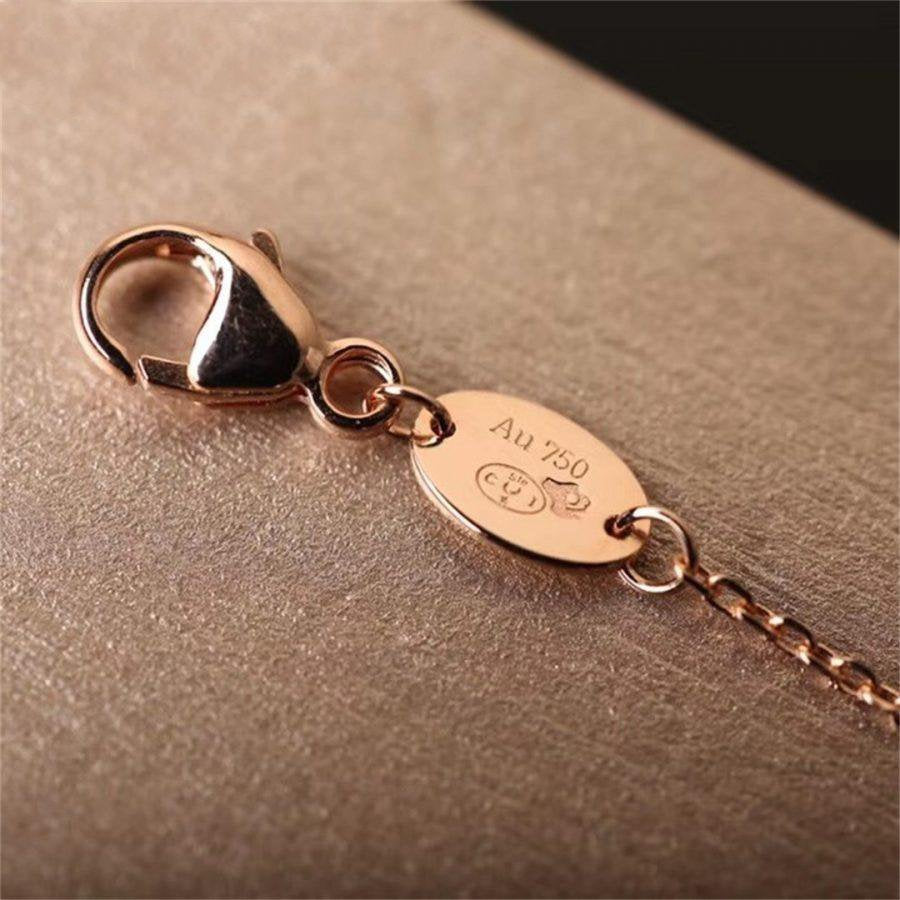 [Limara]Hollow Design Four-Leaf Clover Flower Shape Ring