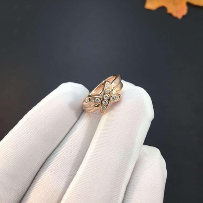 [Limara]JEUX DE ROSE GOLD DIAMOND RING