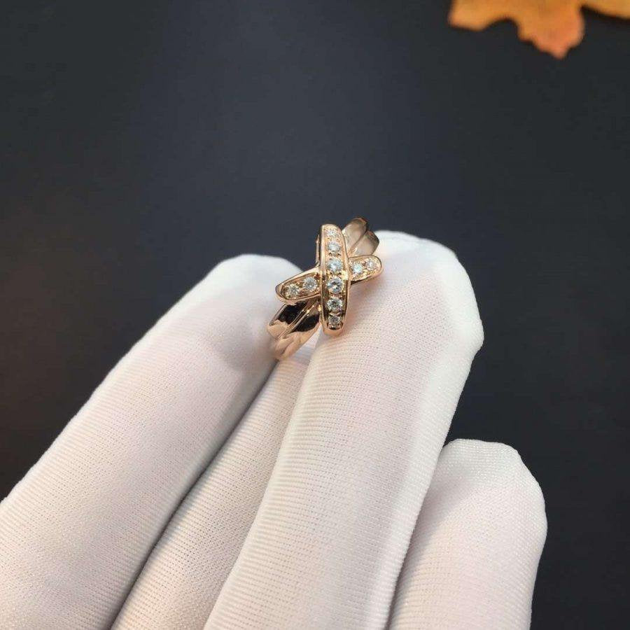 [Limara]JEUX DE ROSE GOLD DIAMOND RING