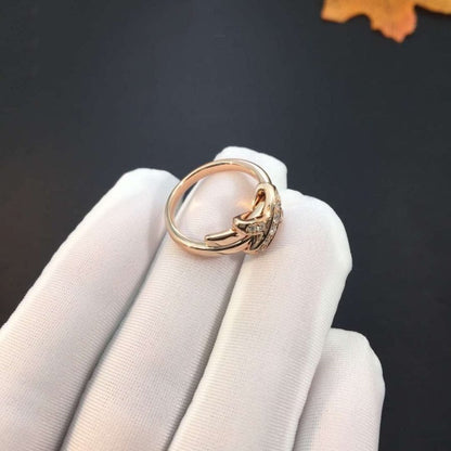 [Limara]JEUX DE ROSE GOLD DIAMOND RING