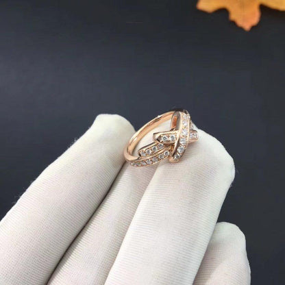 [Limara]JEUX DE RING ROSE GOLD DIAMOND