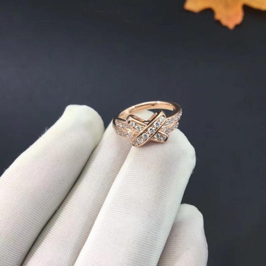 [Limara]JEUX DE RING ROSE GOLD DIAMOND