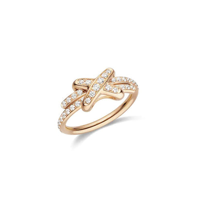 [Limara]JEUX DE RING ROSE GOLD DIAMOND