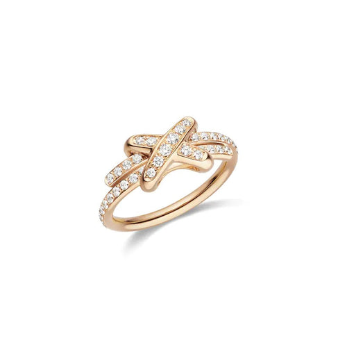 [Limara]JEUX DE RING ROSE GOLD DIAMOND