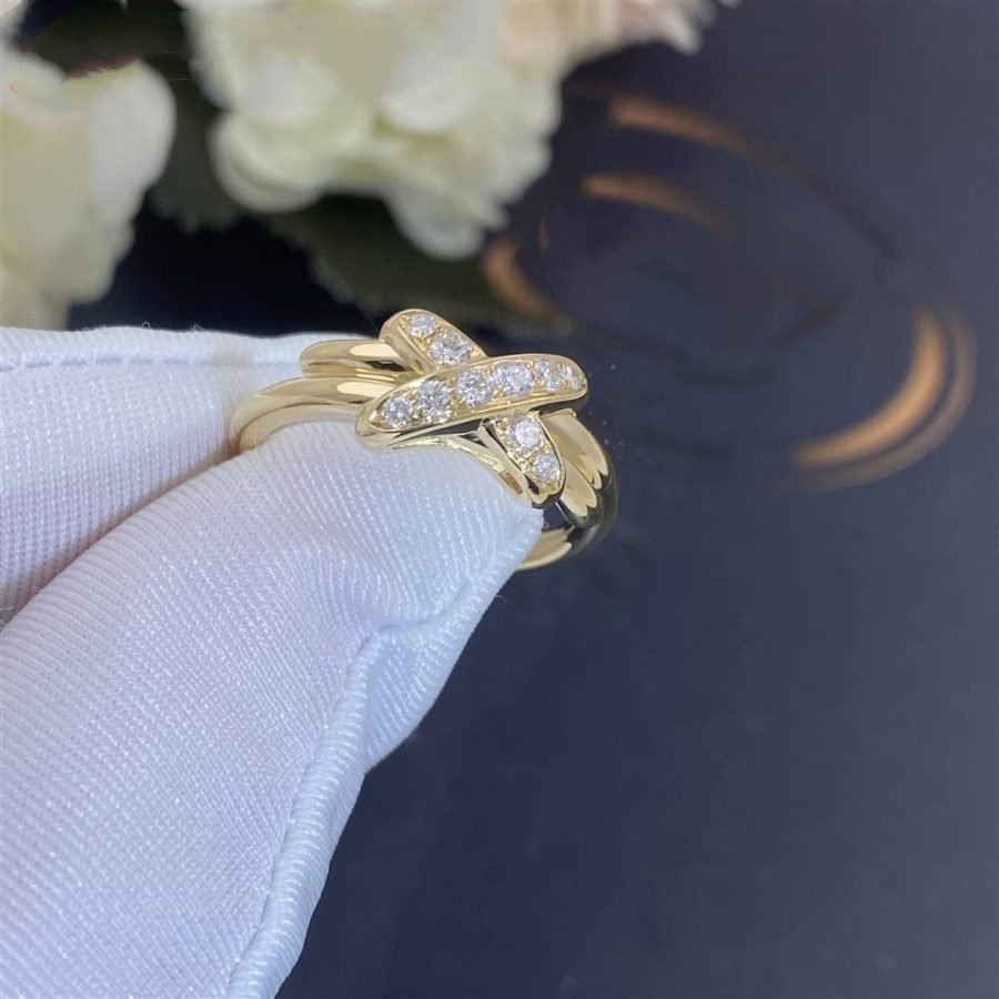 [Limara]JEUX DE GOLD DIAMOND RING