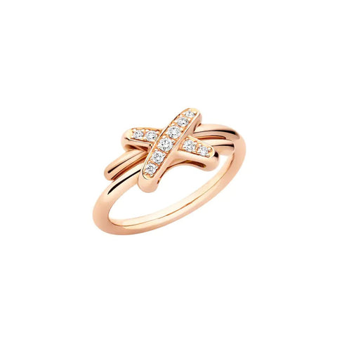 [Limara]JEUX DE ROSE GOLD DIAMOND RING