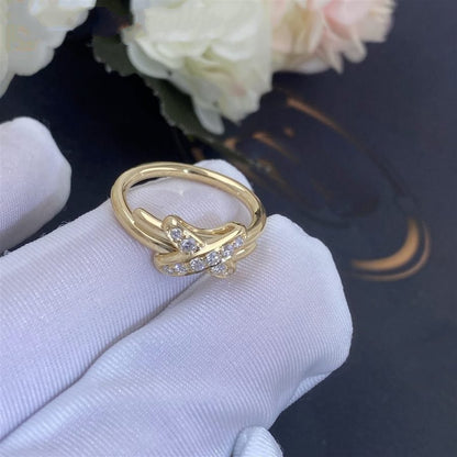 [Limara]JEUX DE GOLD DIAMOND RING