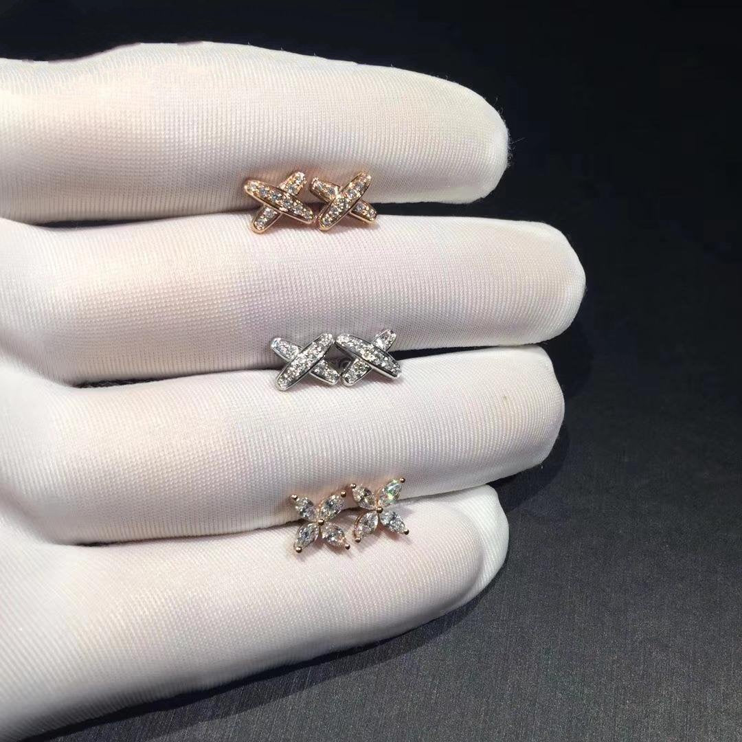 [Limara]JEUX DE DIAMOND EARRINGS